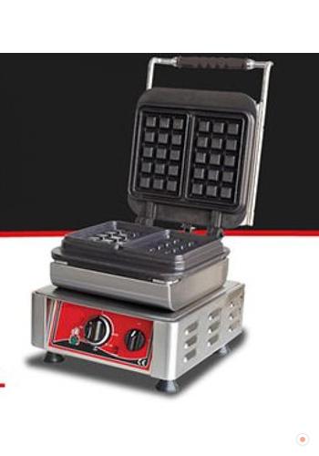 Tekli Değişebilir Plakalı Kare Waffle Makinesi