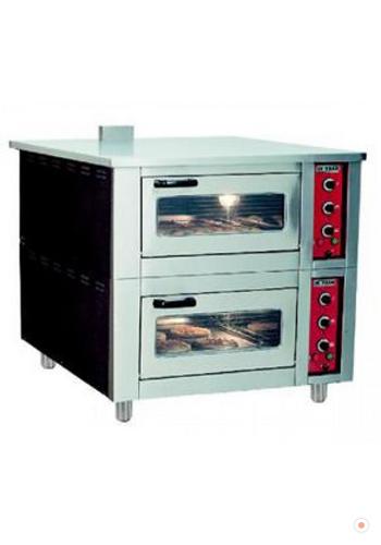 İnoksan Pizza Fırını 6x30 Tepsi Kapasiteli Çift Kat