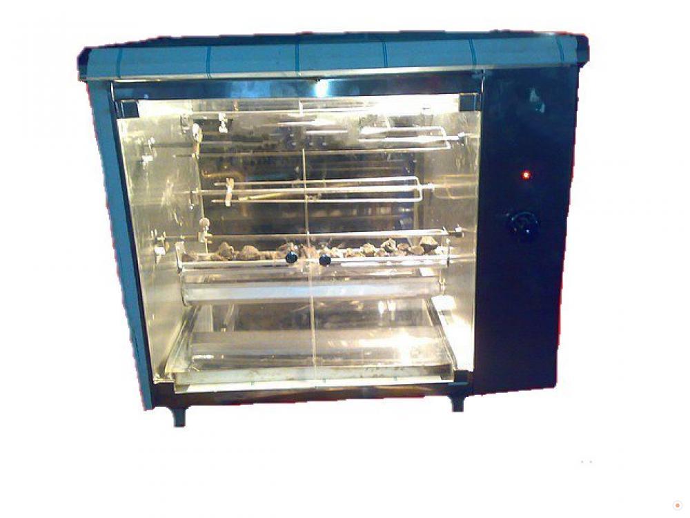 Tüplü Lav Taşlı 10 lu 2 Şişli SetÜstü Piliç Çevirme Makinası