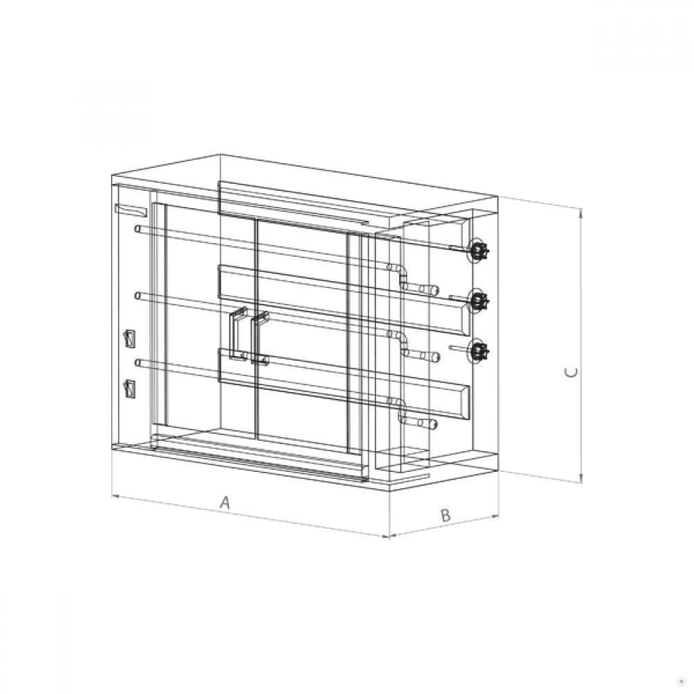 Empero Gazlı Piliç Çevirme Makinası 3 Şişli 18 adet Endüstriyel Mutfak