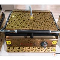 12 Dilim Sanayi Tipi Elektrikli Döküm Tost Makinesi Gold Plaka Ölçüsü 40x28