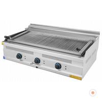 120 lik Çubuklu Set üstü Sulu Elektrikli Izgara 700 Serisi 120x70x30 Restoran Otel Tip