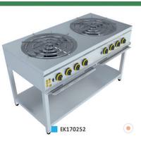 2 li Taban Raflı Sanayi Tipi 60 cm Su Böreği Pişirme Ocağı Tüplü Ce Belgeli Doğalgazlı