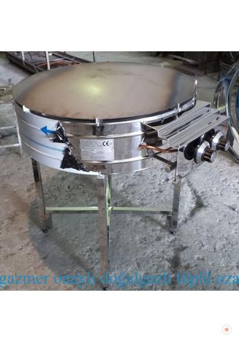 2 Yanışlı 80 cm Ce Belgeli Sanayi Tipi Doğalgazlı Tüplü Yufka Sacı - Yufka Ocağı