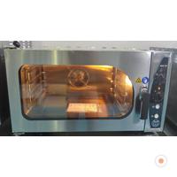 4 Tepsili Yandan Açılan Koveksiyonlu Pasta Börek Pastane Fırını 40x60 cm Buhar Özellikli