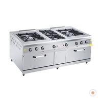 4 gözlü Sanayi tipi Özel Yapım Doğalgazlı Tüplü Kuzine Fırınlı Ocak CE Belgeli