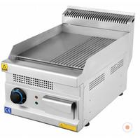 40 Lık Gazlı Izgara CE Belgeli 700 lük Seri 40x70 Restoran Otel Tipi Krom Kaplama Parlak Saç