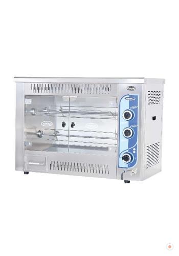 Pimak Setüstü Elektrikli Piliç Çevirme Makinesi M003-E 3 Şiş- 12 Piliç