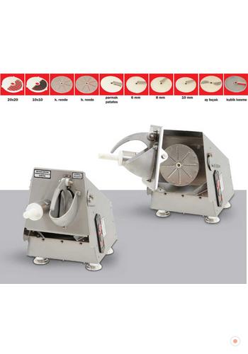 Süper Mikser  Sanayi Tipi Set Üstü Sebze Doğrama Makinesi 220V -Kubik julyen Patates Dilimleme