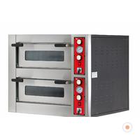 Empero Çift Katlı Ayaklı Pizza Fırını 4x25 380v Elektrikli Dijital Taş Ölçüsü 2x52x52