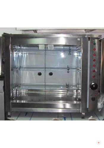 CE Belgeli 15 li 3 Şişli DoğalGazlı Profesyonel Piliç Çevirme Makinası